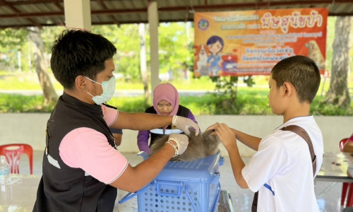 ร่วมโครงการสัตว์ปลอดโรค คนปลอดภัย จากโรคพิษสุนัขบ้า